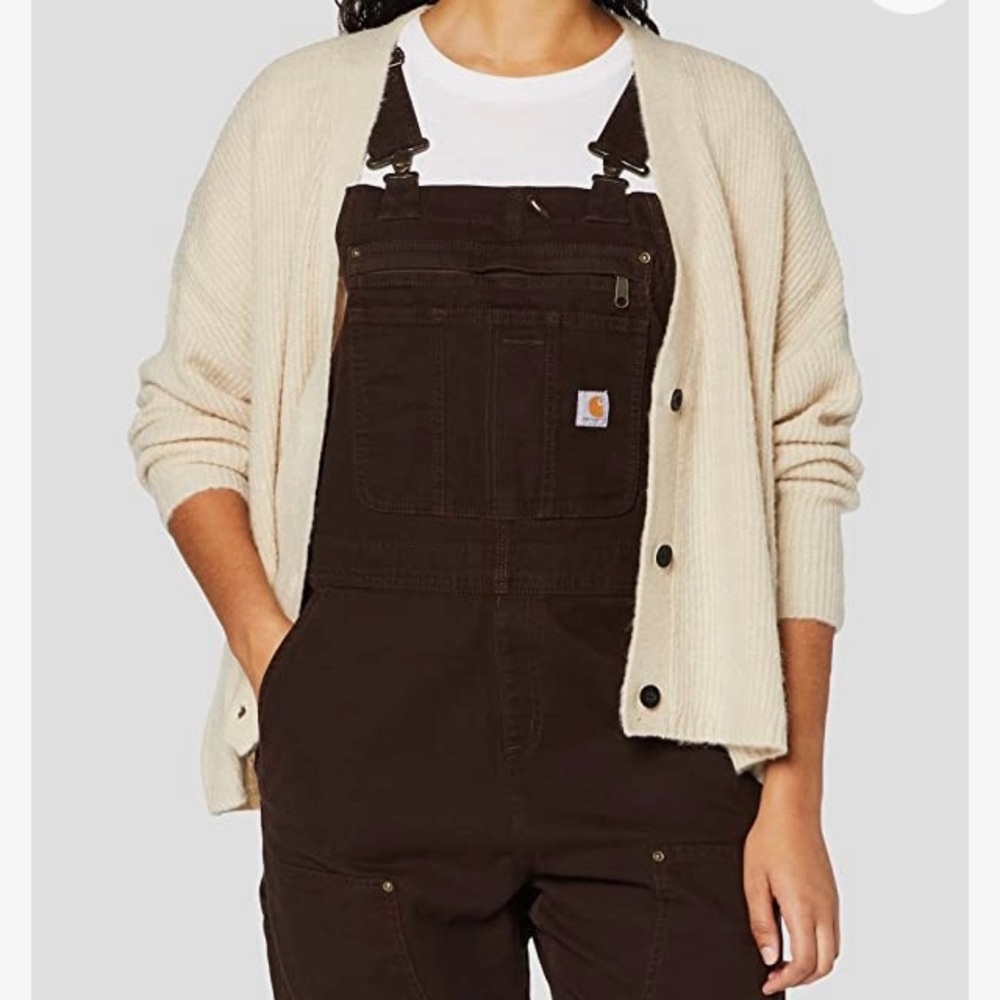Carhartt Double Front Bibb Work Carpenter Overalls size Medium